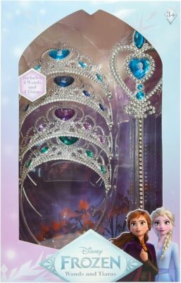 Frozen Themed Princess Crown & Wand Set