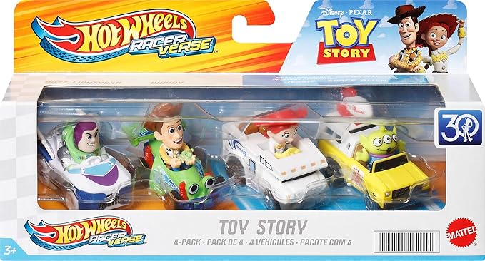 Hot Wheels RacerVerse Set of 4 Die Cars