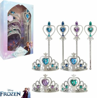 Frozen Themed Princess Crown & Wand Set