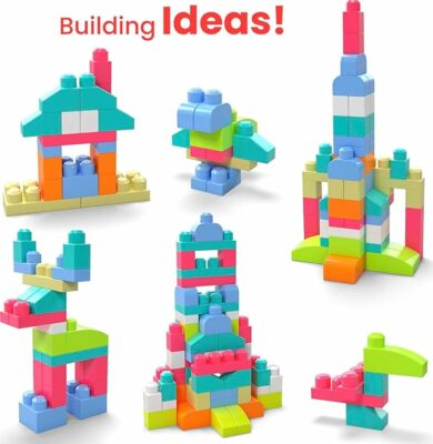 MEGA BLOKS First Builders Toddler Blocks Toys Set