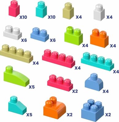 MEGA BLOKS First Builders Toddler Blocks Toys Set