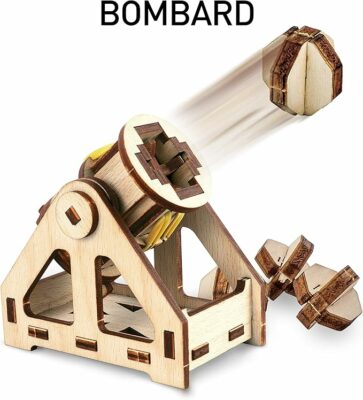 NATIONAL GEOGRAPHIC Da Vinci Model Kit Catapult Kit for Kids