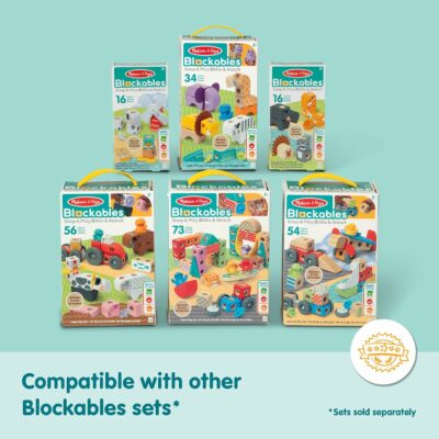 Melissa & Doug Blockables™ Farm Snap and Play
