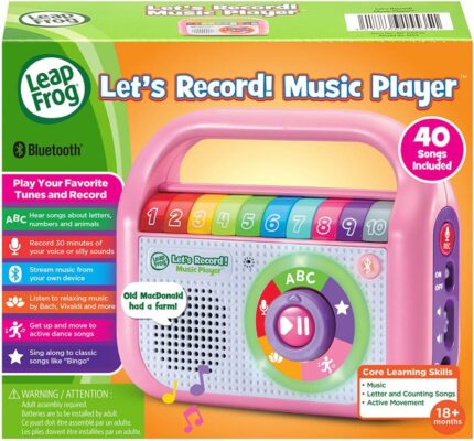 LeapFrog Let's Record! Music Player Pink