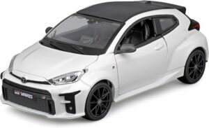 Maisto 2021 Toyota GR Yaris White Model Car