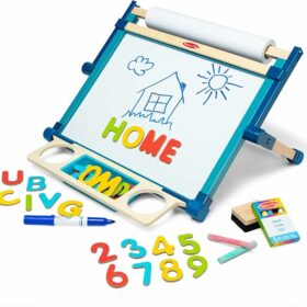 Melissa & Doug Deluxe Double Sided Tabletop Easel Arts & Crafts
