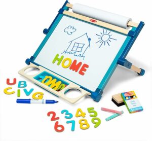 Melissa & Doug Deluxe Double Sided Tabletop Easel Arts & Crafts