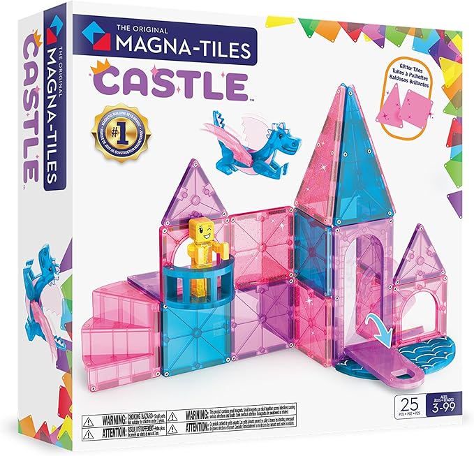 MAGNA TILES Castle 25 Piece Magnetic Set