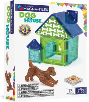 MAGNA TILES Dog House 13 Piece Magnetic Set