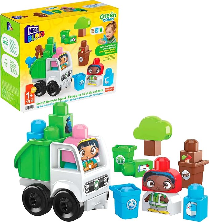 Mega BLOKS Recycle Squad with 15 Pieces