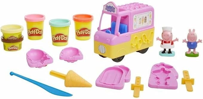 Play-Doh Peppa's Ice Cream Playset with Ice Cream Truck