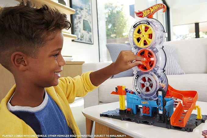 Hot Wheels City Super Twist Tire Shop Playset Hot Wheels City Super Twist Tire Shop Playset