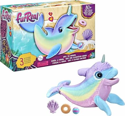 FurReal Wavy The Narwhal Interactive Animatronic Plush Toy