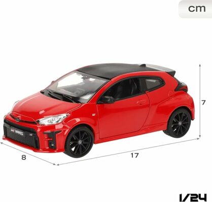 Maisto 2021 Toyota GR Yaris White Model Car