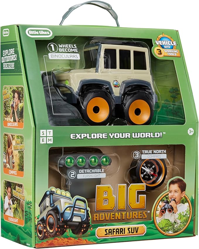 Little Tikes Big Adventures Binocular Searching Safari SUV STEM Toy Little Tikes Big Adventures Binocular Searching Safari SUV STEM Toy
