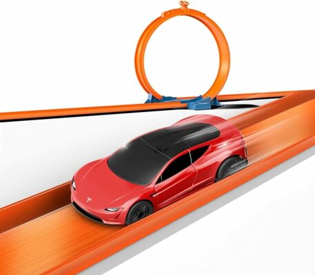 Hot Wheels Toy Car RC Tesla Roadster in Scale