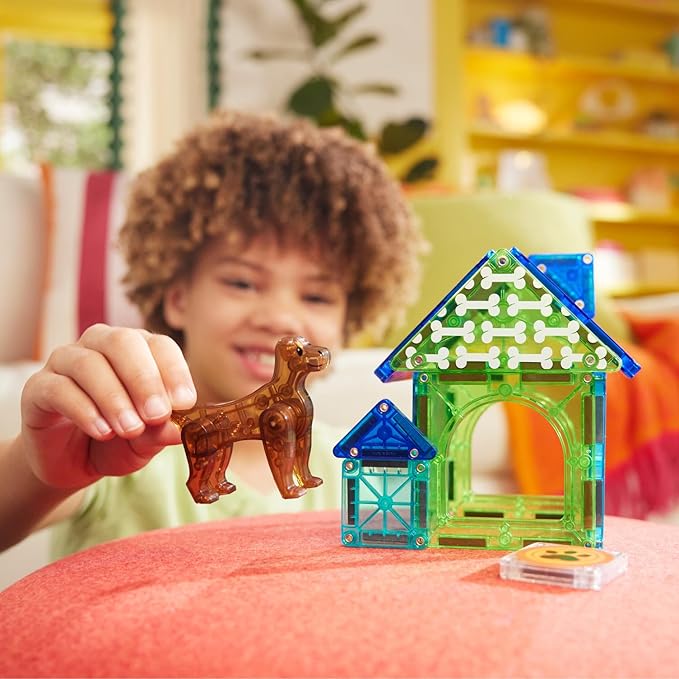 MAGNA TILES Dog House 13 Piece Magnetic Set MAGNA TILES Dog House 13 Piece Magnetic Set
