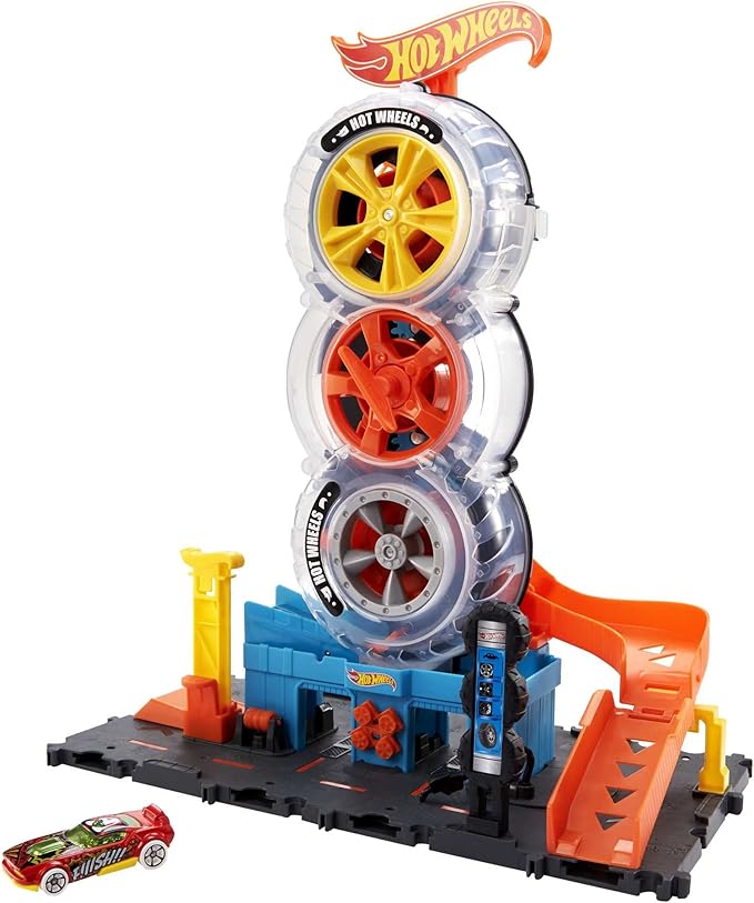Hot Wheels City Super Twist Tire Shop Playset Hot Wheels City Super Twist Tire Shop Playset