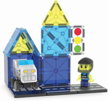 MAGNA TILES Police Patrol 20 Piece