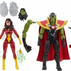 Marvel Legends Series Skrull Queen and Super Skrull Action Figure