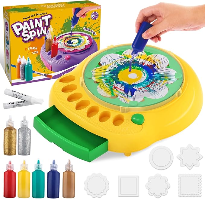 Arts and Crafts for Kids Paint Spin Art Machine Kit
