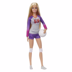 Barbie Doll & Accessories Made to Move Career Volleyball Player Doll