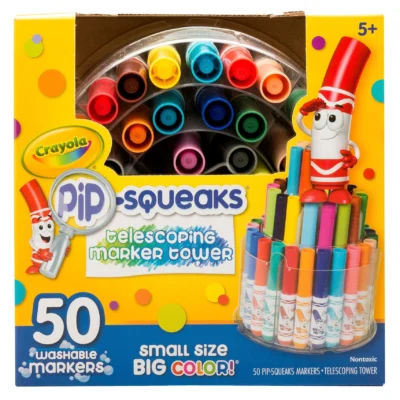 Crayola Pip Squeaks Marker Tower Assorted Colors