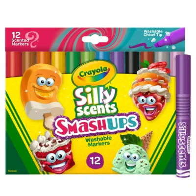Crayola Silly Scents Smash Ups Markers Scented Art Tools