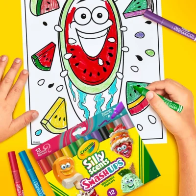 Crayola Silly Scents Smash Ups Markers Scented Art Tools