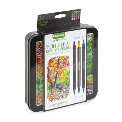 Crayola Dual-Ended Markers Super Tip Premium Art Tools