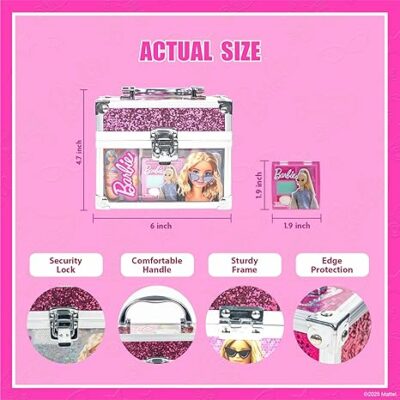Barbie Beauty Mini Train Case Set
