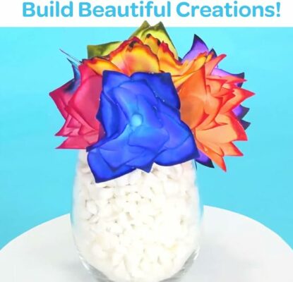 Crayola Paper Flower Science Kit Color Changing Flowers Gift