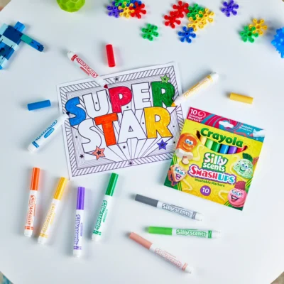 Crayola Silly Scents Smash Ups Markers Scented Art Tools