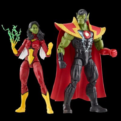Marvel Legends Series Skrull Queen and Super Skrull Action Figure