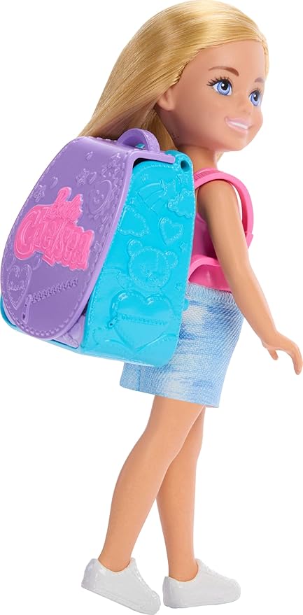 Barbie Family & Friends Cupcake Baking Backpack Blonde Chelsea Doll