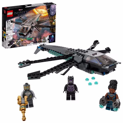 LEGO Marvel Avengers Black Panther Dragon Flyer Building Toy