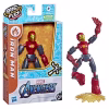 Marvel Avengers Flex Missions Iron Man Fire Action Figure