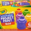 Crayola Washable Kids Paint 6pcs Assorted Bulk Paint Set for Kids