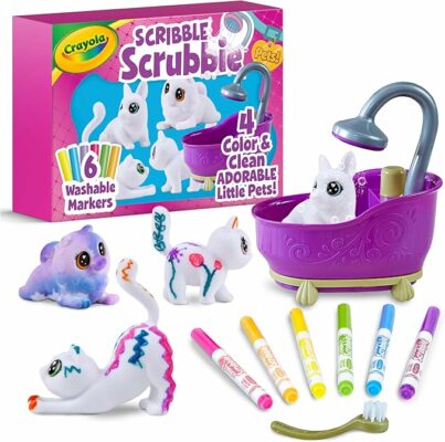 Crayola Scribble Scrubbies Glam Pack 4 Pets