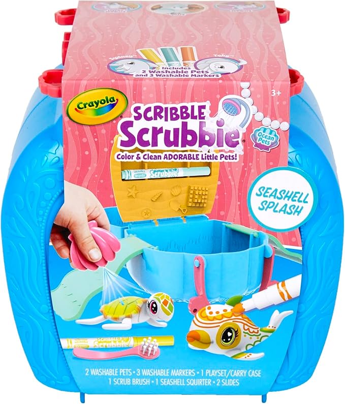 Crayola Scribble Scrubbie Pets Ocean Animals Playset