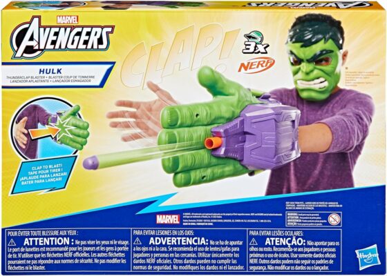 Marvel Avengers Hulk Thunderclap Blaster Roleplay Toy