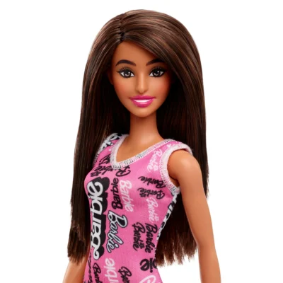 Barbie Fashion Doll with Straight Brown Hair