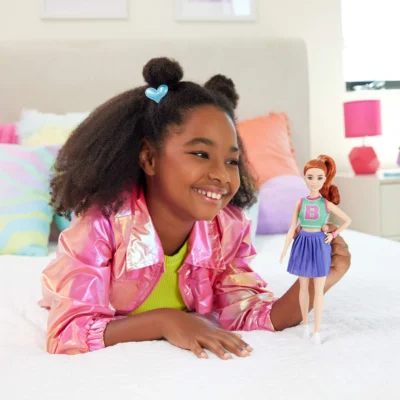 Barbie Fashionistas Doll with Pleated Purple Skirt