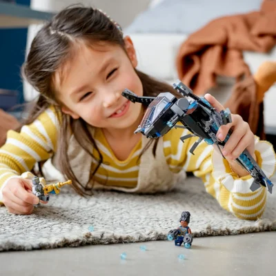 LEGO Marvel Avengers Black Panther Dragon Flyer Building Toy