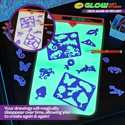 Crayola Glow Art Studio Glow in the Dark Toys