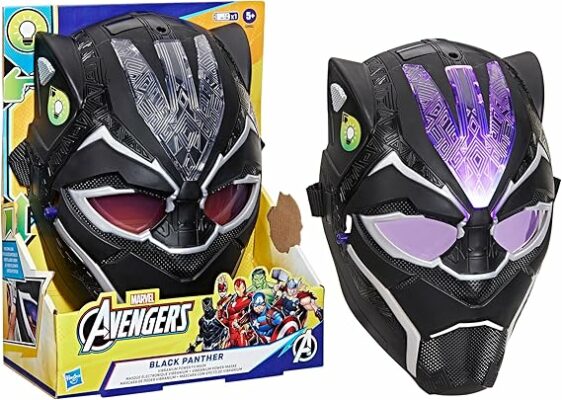 Marvel Avengers Black Panther Vibranium Power FX Mask