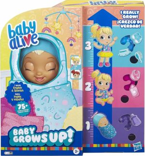 Baby Alive Baby Grows Up Happy Growing and Talking Baby Doll