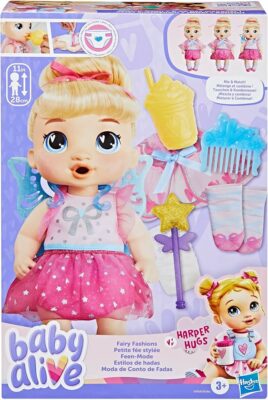 Baby Alive Fairy Fashions Harper Hugs Doll with Clothes Accessories