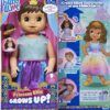 Baby Alive Princess Ellie Grows Up! Brown Hair Interactive Doll with Accessories