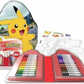 CRAYOLA Case with Colours & Stickers Pokémon Felt Pen Set